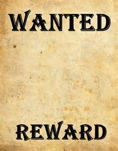 wanted reward